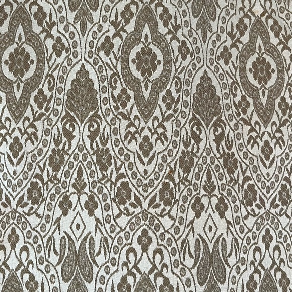 Ann Taylor Petites 4  Silvery Gold Embroidered Slacks Patterned Work Wear Office - Picture 3 of 8